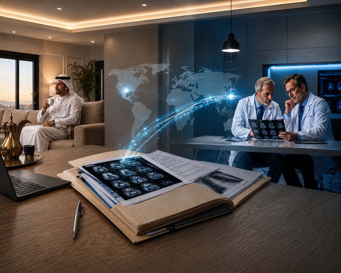 الرأي الطبي الثاني مع دكتور جلوب مع مستشارين عالميين